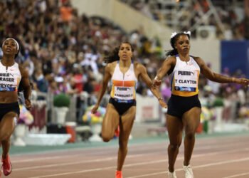 Tia Clayton Blazes to Victory in the Women’s 100m