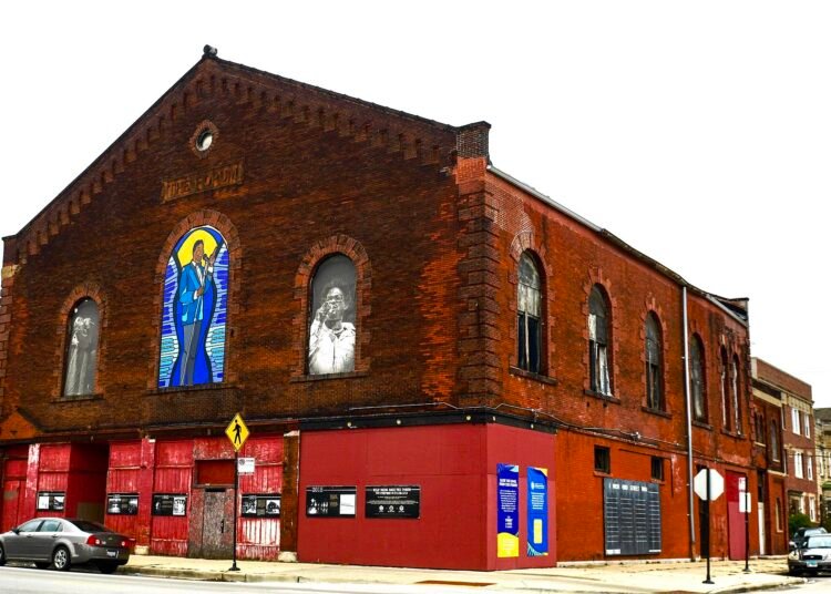The Forum historic building in Chicago's Bronzeville neighborhood. 