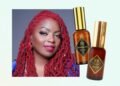 Brown Sugar Babe founder Maekaeda Gibbons with the brand’s perfume oils
