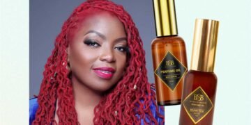 Brown Sugar Babe founder Maekaeda Gibbons with the brand’s perfume oils